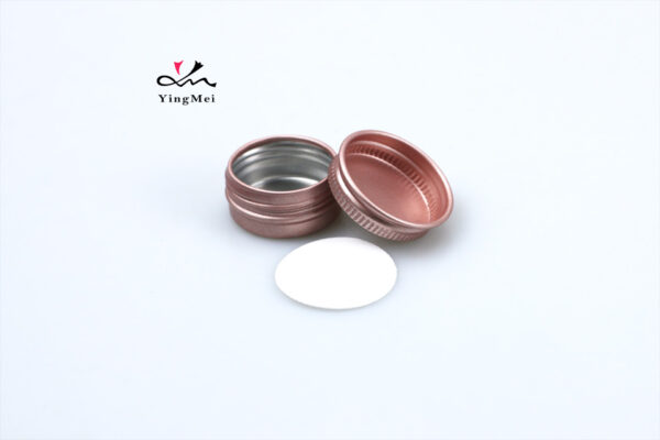 5ml Rose Gold Screen Printed Aluminum Can for Cosmetics