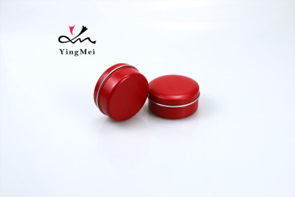 75ml Red Aluminum Snap Cap Box - Airtight Container
