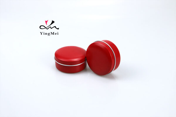 75ml Red Aluminum Snap Cap Box - Airtight Container