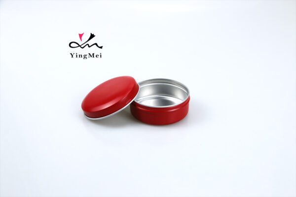 75ml Red Aluminum Snap Cap Box - Airtight Container