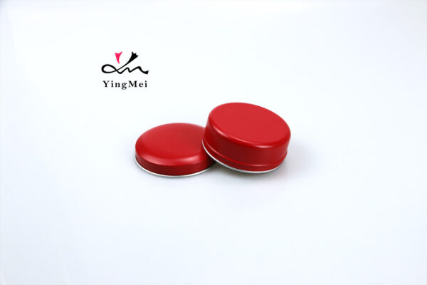 75ml Red Aluminum Snap Cap Box - Airtight Container