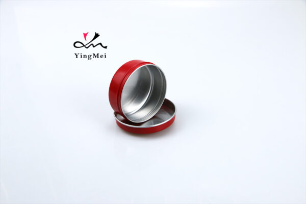 75ml Red Aluminum Snap Cap Box - Airtight Container