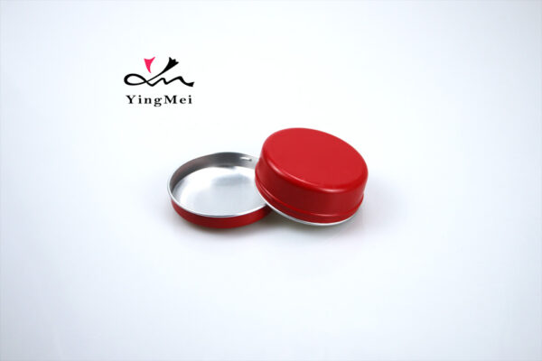 75ml Red Aluminum Snap Cap Box - Airtight Container