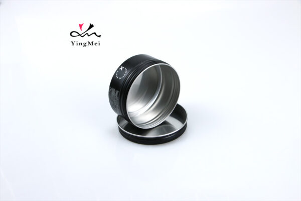 180ml Custom Black Screen Printed Aluminum Can