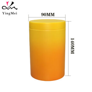 800ml Sunset Gradient PET PlasticJar Airtight Food Storage