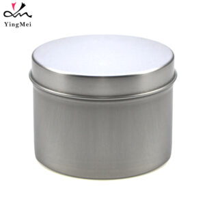 80ml Slide-Top Silver Aluminum Container Storage can