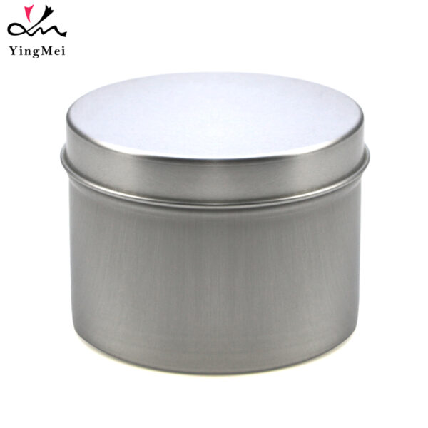 80ml Slide-Top Silver Aluminum Container Storage can