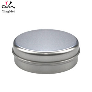50ml Silver Flip Top Aluminum Box Empty Cosmetic Container1