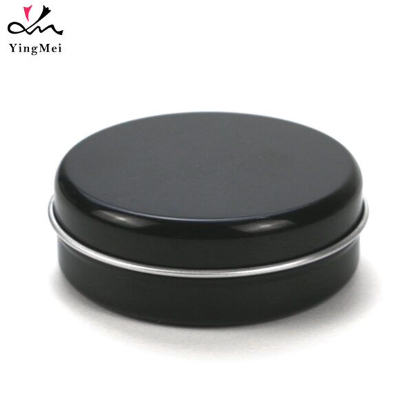 50ml Black Aluminum Can With Smooth Slide Lid - Multi-Use
