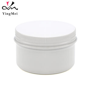 100ml White Aluminum Cream Jar - Airtight Cosmetic Container