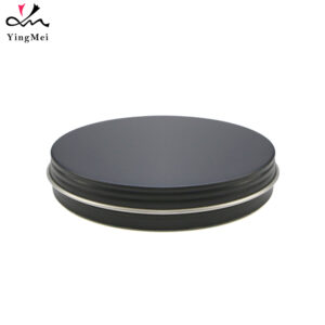 30ml Black Aluminum Screw Cap Can - Leak Proof Jar