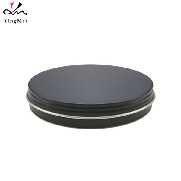 30ml Black Aluminum Screw Cap Can - Leak Proof Jar
