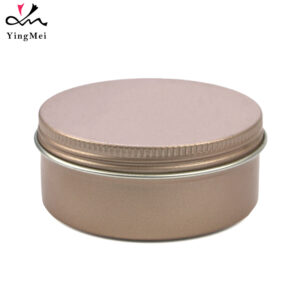 Luxury 120ml Rose Gold Aluminum Can - Cosmetic Cream Jar
