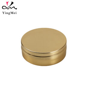 100ml Gold Anodized Aluminum Jar Airtight Cosmetic Container1