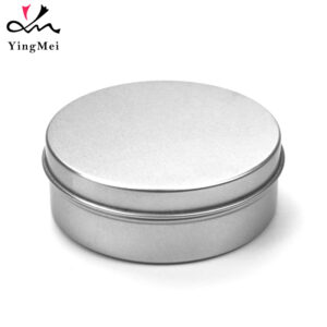 100ml Silver Aluminum Can with Slip Lid Empty Refillable