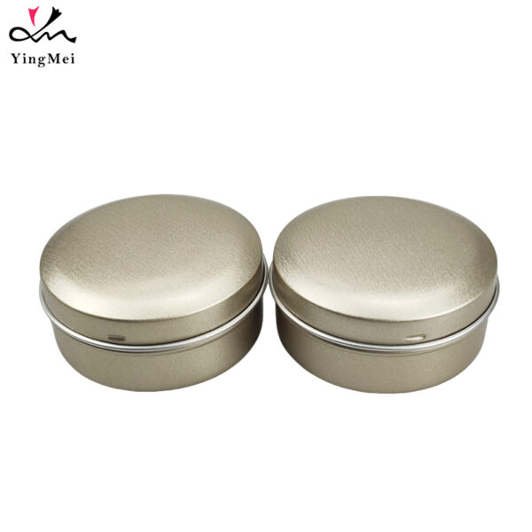 60ml Frosted Gold Buckle Aluminum Box Empty Gift Container1
