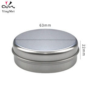50ml Silver Flip Top Aluminum Box Empty Cosmetic Container1