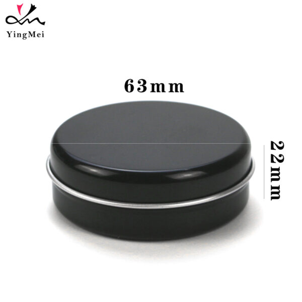 50ml Black Aluminum Can With Smooth Slide Lid - Multi-Use