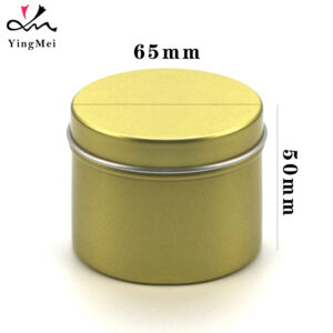 Luxury Gold Slide Top Can 100ml - Refillable Container