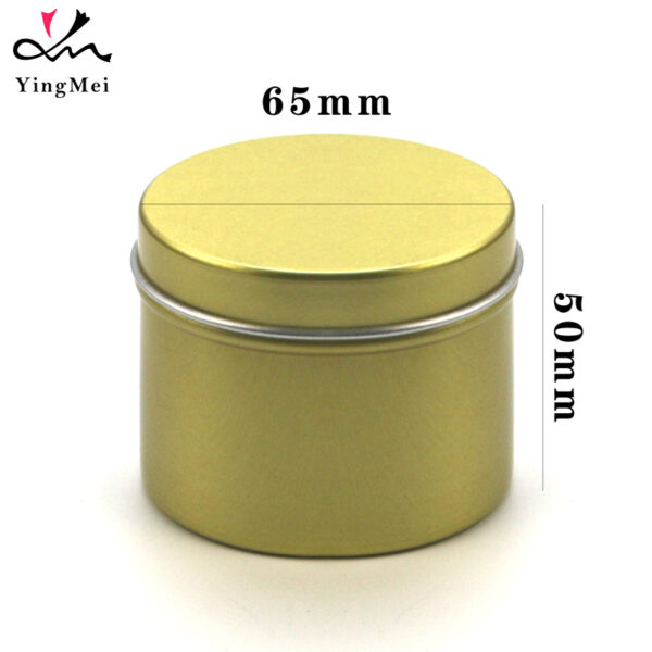 Luxury Gold Slide Top Can 100ml - Refillable Container