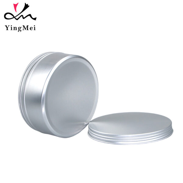 400ml Silver Airtight Aluminum Storage Jar - Food Safe