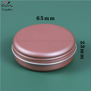Refillable 50ml Rose Gold Aluminum Can Empty Bottle