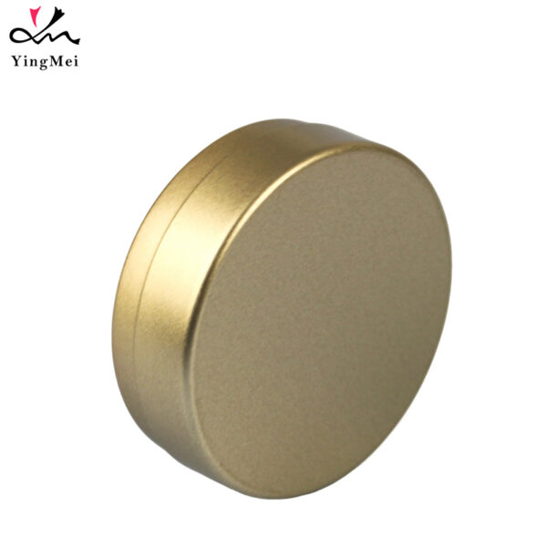 Luxury Frosted Gold Can 100ml with Slip Top Lid