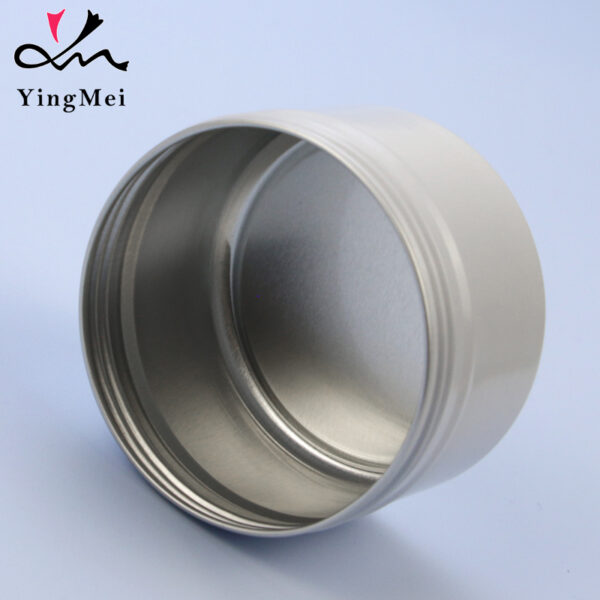100ml White Aluminum Cream Can Airtight Cosmetic Container