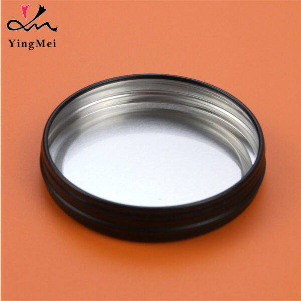 30ml Black Aluminum Screw Cap Can - Leak Proof Jar