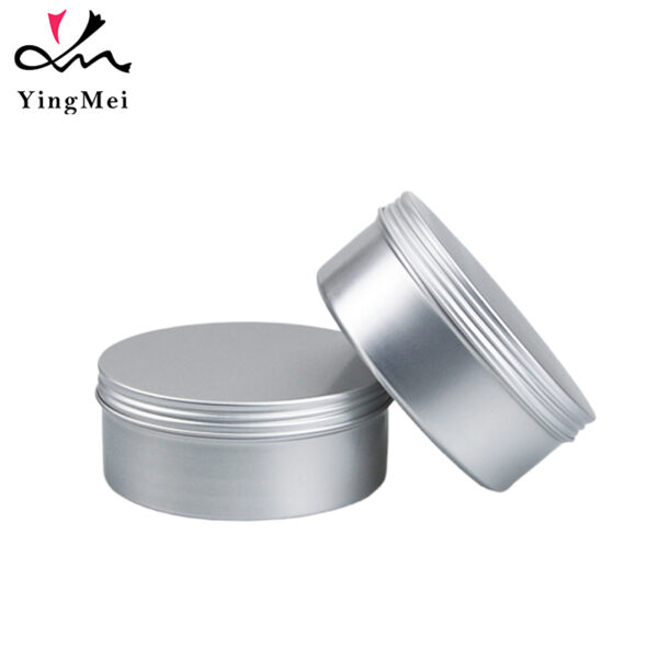 400ml Silver Airtight Aluminum Storage Jar - Food Safe