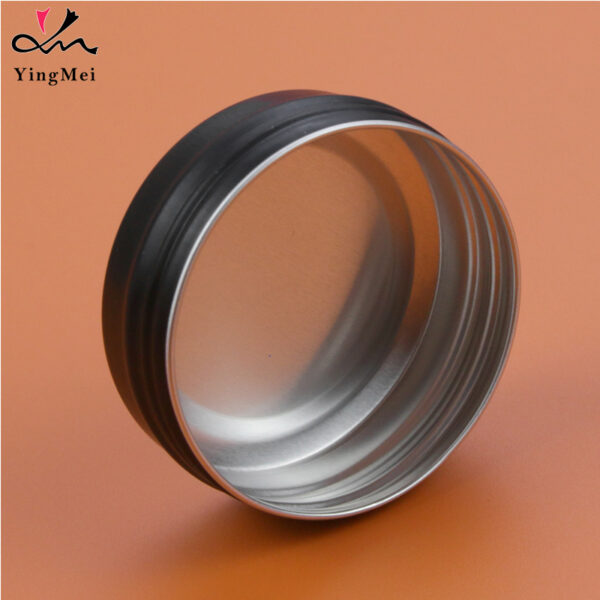 50ml Black Aluminum Can Empty Wholesale with Screw Cap