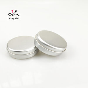 50ml Silver Flip Top Aluminum Box Empty Cosmetic Container