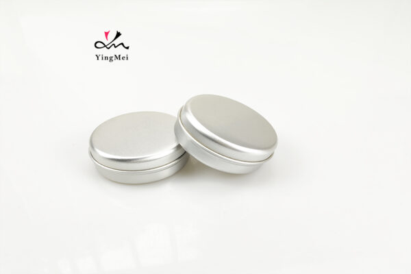 50ml Silver Flip Top Aluminum Box Empty Cosmetic Container