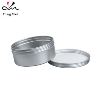 400ml Silver Airtight Aluminum Storage Jar - Food Safe