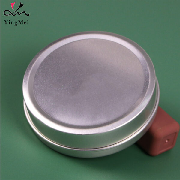 40ml Silver Slide-Top Aluminum Can Modern Cosmetic Jar