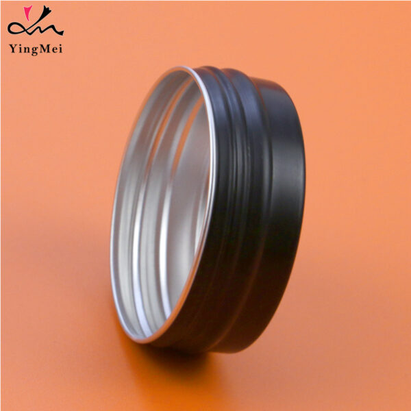 50ml Black Aluminum Can Empty Wholesale with Screw Cap