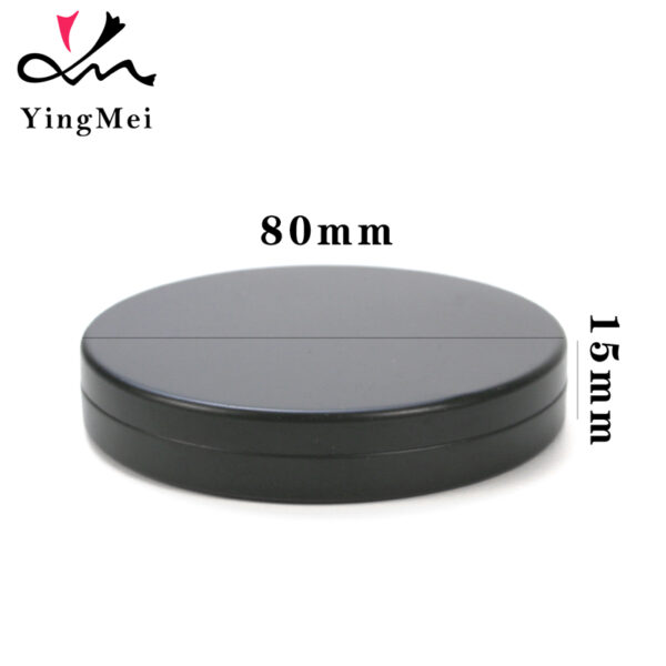 40ml Matte Black Aluminum Can Slip Lid Container Wholesale