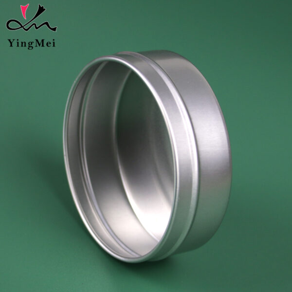 100ml Silver Aluminum Can with Slip Lid Empty Refillable