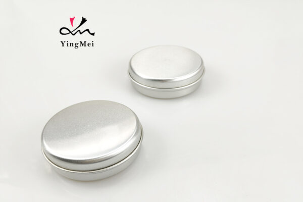 50ml Silver Flip Top Aluminum Box Empty Cosmetic Container