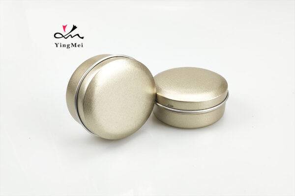 60ml Frosted Gold Buckle Aluminum Box Empty Gift Container