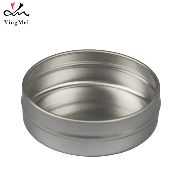 50ml Silver Flip Top Aluminum Box Empty Cosmetic Container1