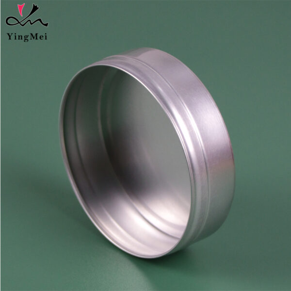 40ml Silver Slide-Top Aluminum Can Modern Cosmetic Jar