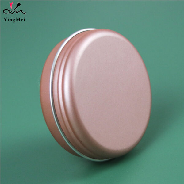 Refillable 50ml Rose Gold Aluminum Can Empty Bottle
