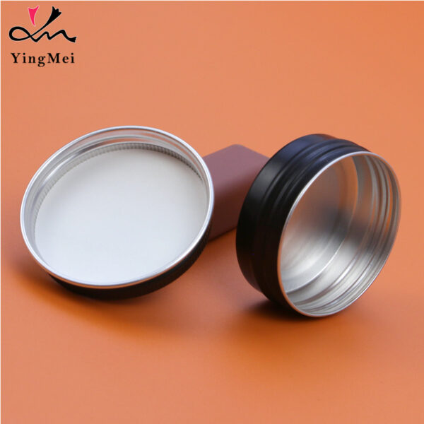 50ml Black Aluminum Can Empty Wholesale with Screw Cap