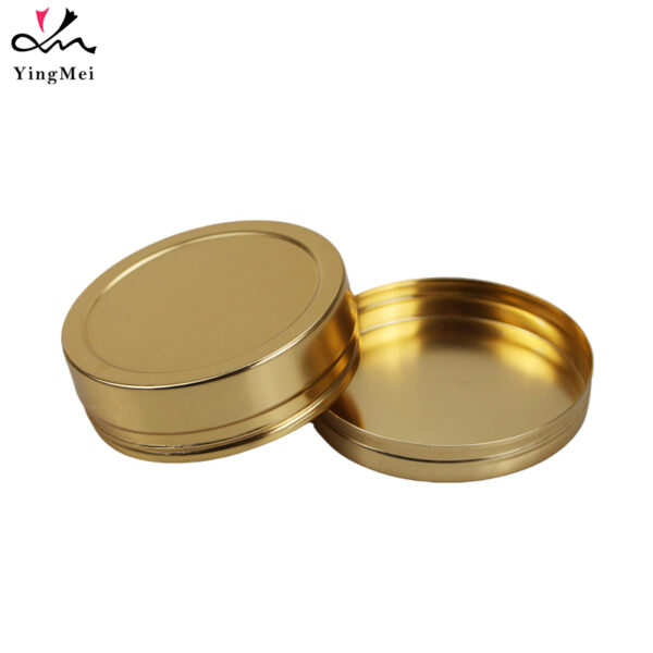 100ml Gold Anodized Aluminum Jar Airtight Cosmetic Container1