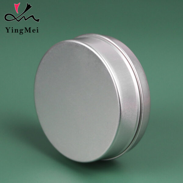 100ml Silver Aluminum Can with Slip Lid Empty Refillable