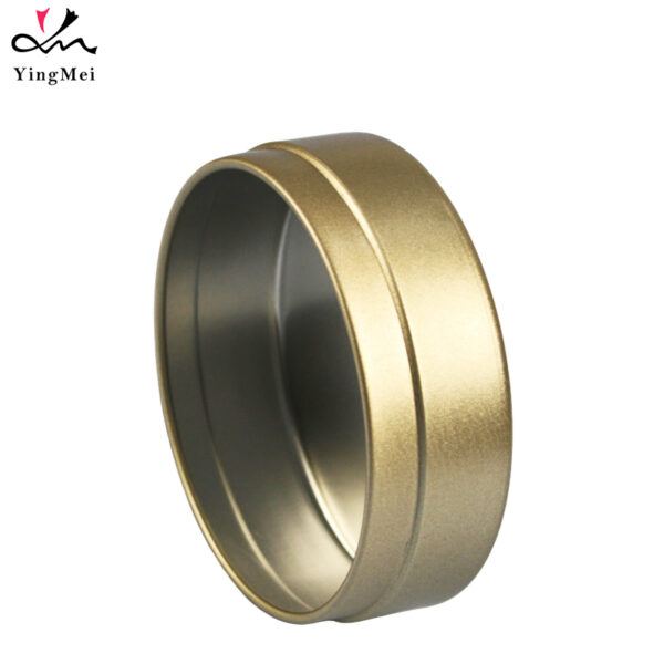 Luxury Frosted Gold Can 100ml with Slip Top Lid