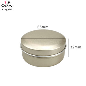 60ml Frosted Gold Buckle Aluminum Box Empty Gift Container1