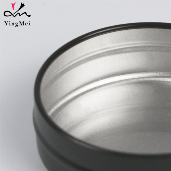 50ml Black Aluminum Can With Smooth Slide Lid - Multi-Use