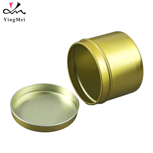 Luxury Gold Slide Top Can 100ml - Refillable Container